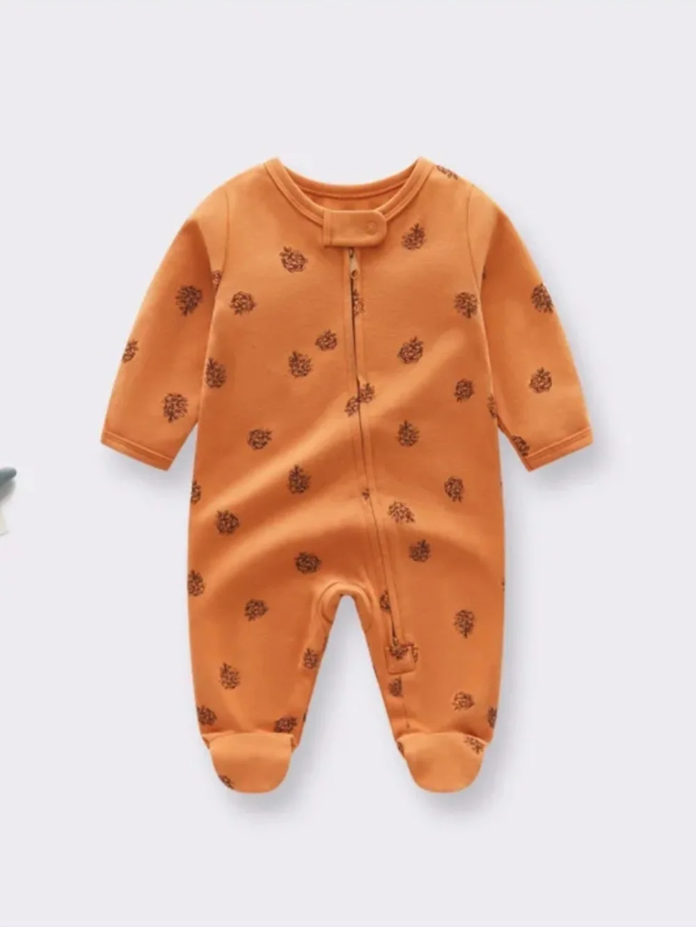 Acorn Onesie red terracotta color